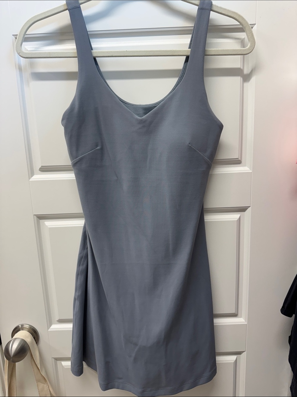 lululemon athletica Sleeveless Mini Dress in Slate Gray